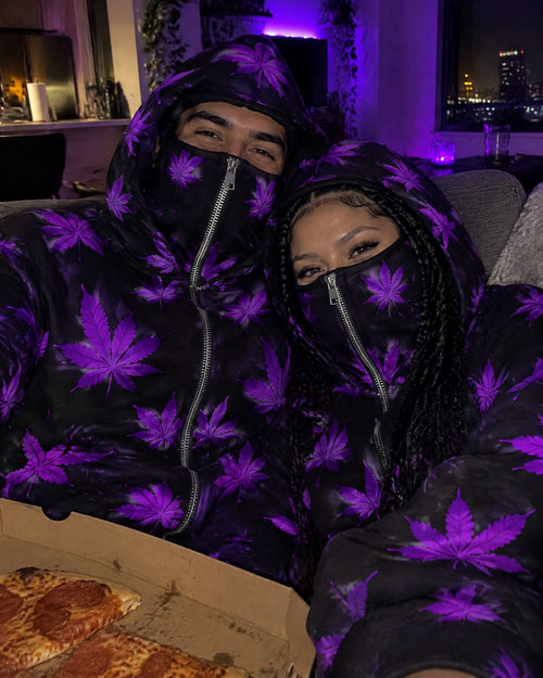 Kush Cloak™ Double-Hood Leaf Zip Hoodie